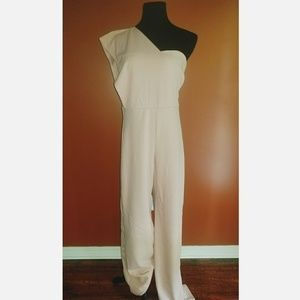 Drape One Shoulder Jumpsuit